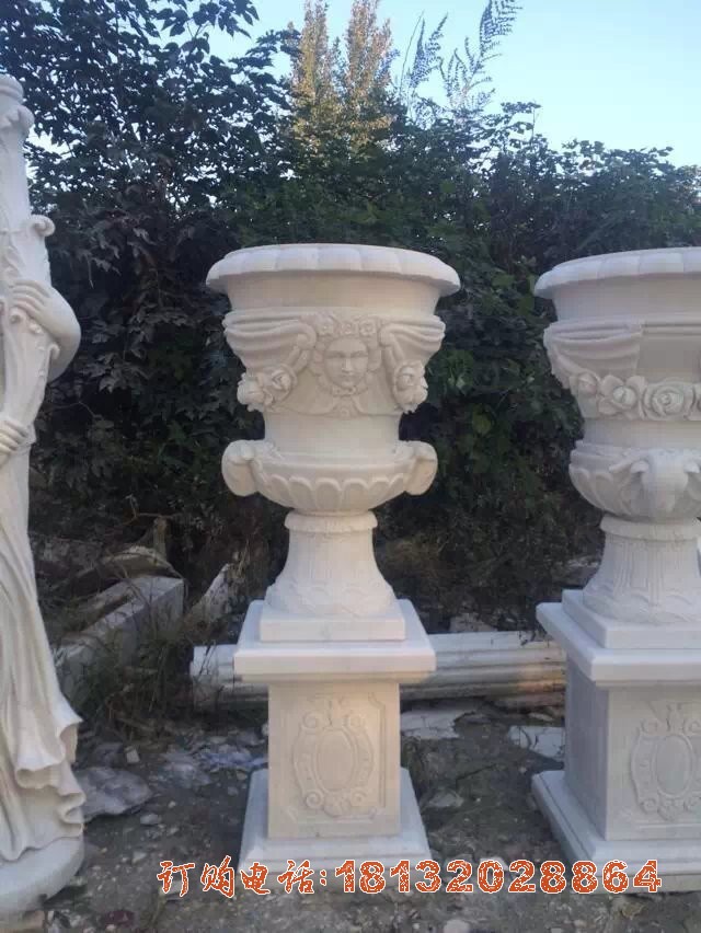 欧式花盆石雕
