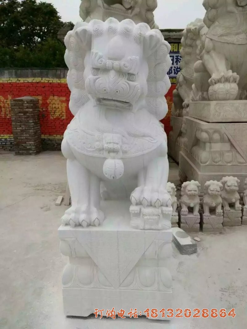 石雕北京狮