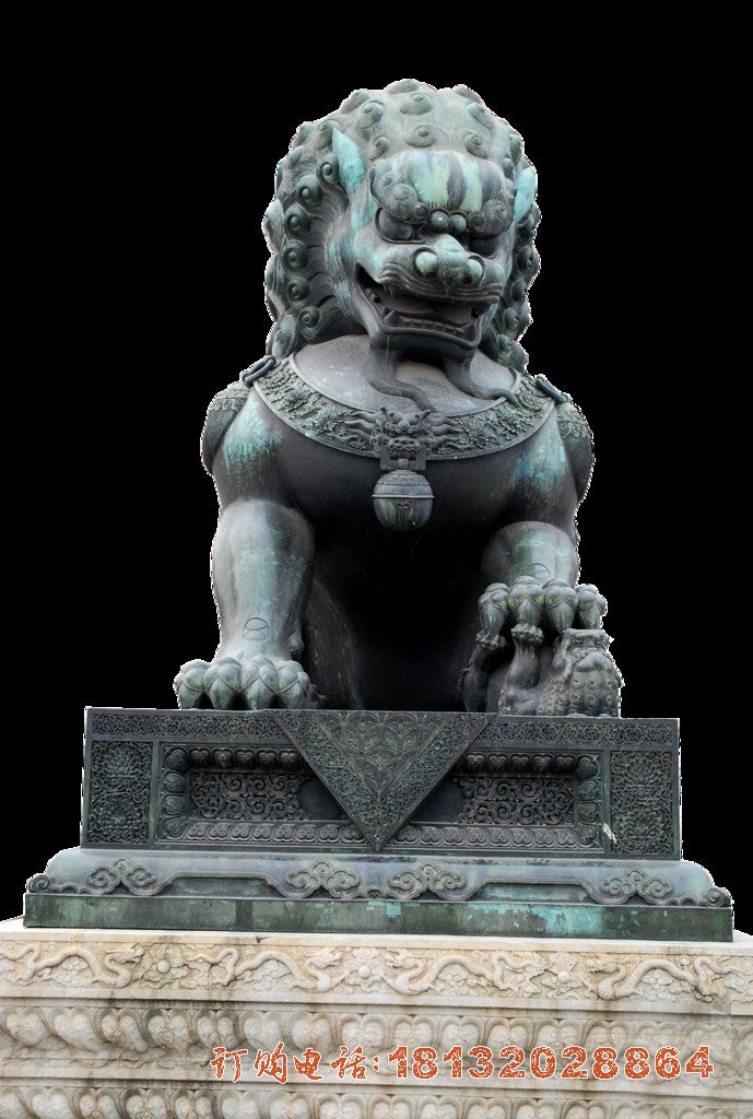 青铜狮子雕塑