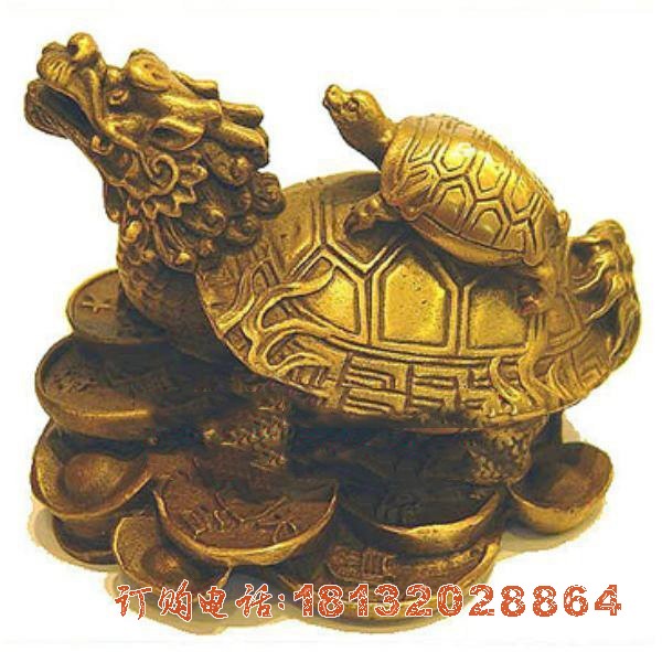 招财龙龟铜雕