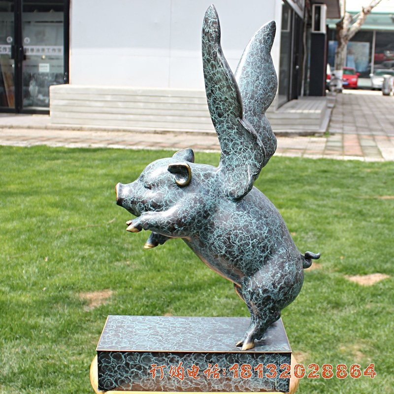 青铜十二生肖动物雕塑