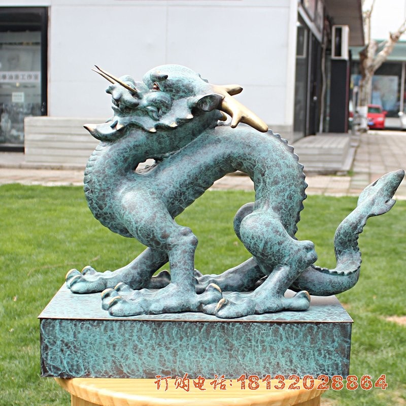 十二生肖青铜动物雕塑