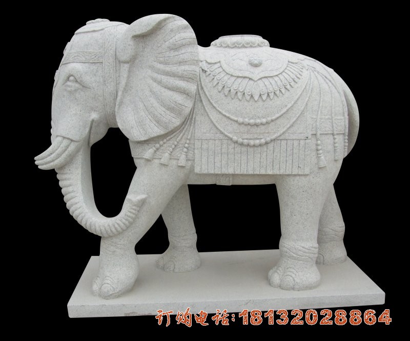 大理石雕的大象