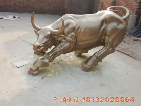 马来西亚定制的华尔街铜牛竣工