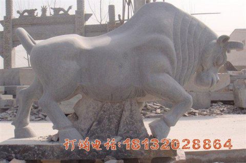 大理石牛雕塑