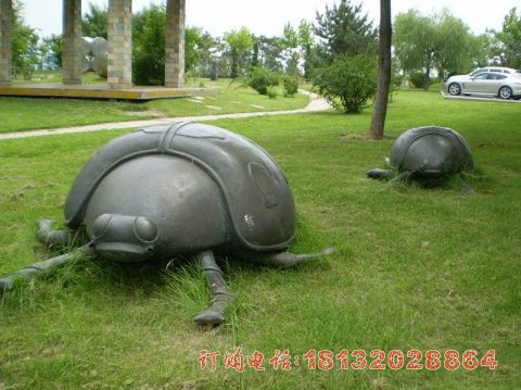 铜雕七星瓢虫公园动物雕塑