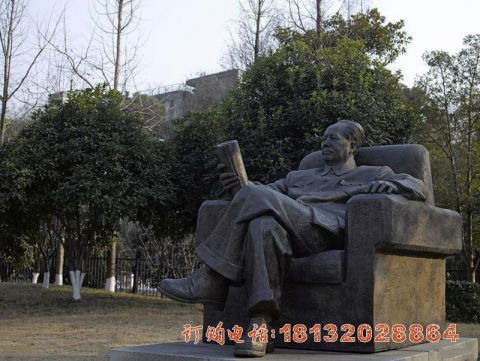 铜雕毛泽东伟人雕塑