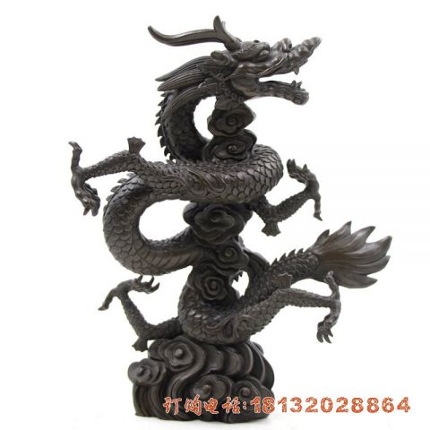 传统中国龙铜雕